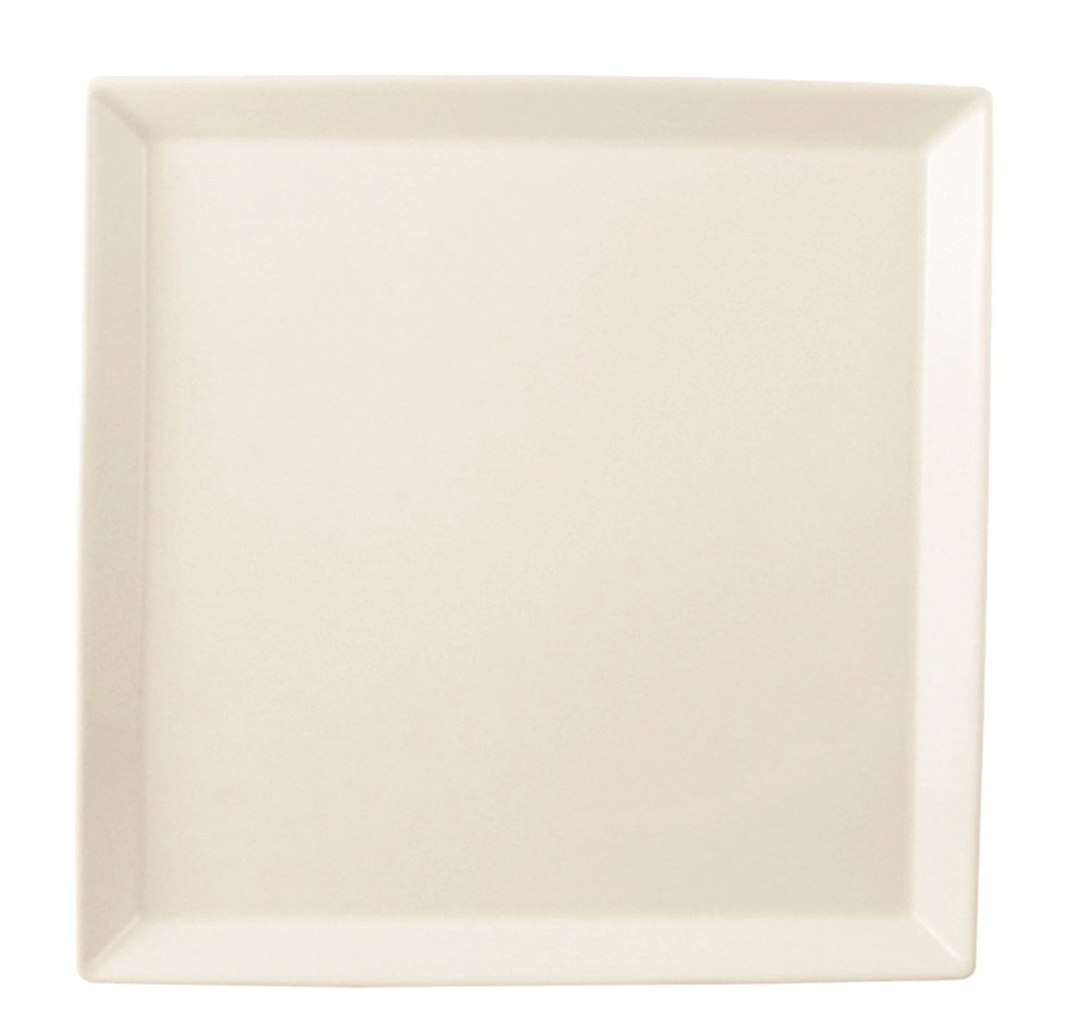 Moma Fine China Platte quadratisch 16x16cm in Weiss präsentiert im Onlineshop von KAQTU Design AG. Teller ist von Royale