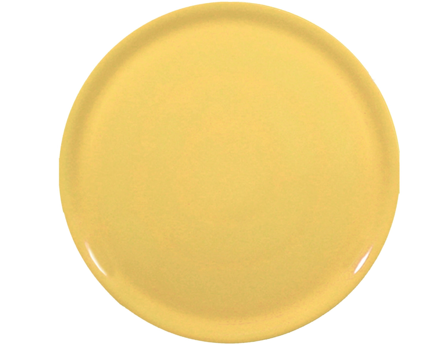 Entdecken Sie den Napoli Pizza Teller Gelb 33cm von Maison Truffe – ideal für stilvolles Pizza-Servieren, langlebig und spülmaschinengeeignet.