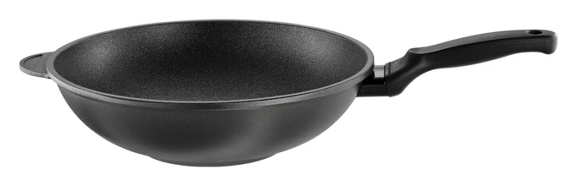 Entdecken Sie die RÖSLE Wokpfanne Cadini ProResist (ø 32 cm) – ideal für asiatische Gerichte, mit hochwertiger Antihaftbeschichtung und ergonomischem Griff.