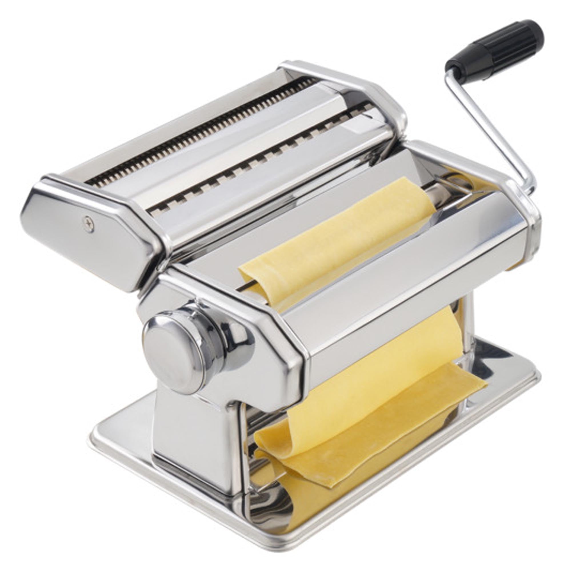 Entdecken Sie die EVA Nudelmaschine Inox: Hochwertige Edelstahl-Pasta-Maschine für frische Tagliatelle, Lasagne und Ravioli. Perfekte Ergebnisse garantiert!