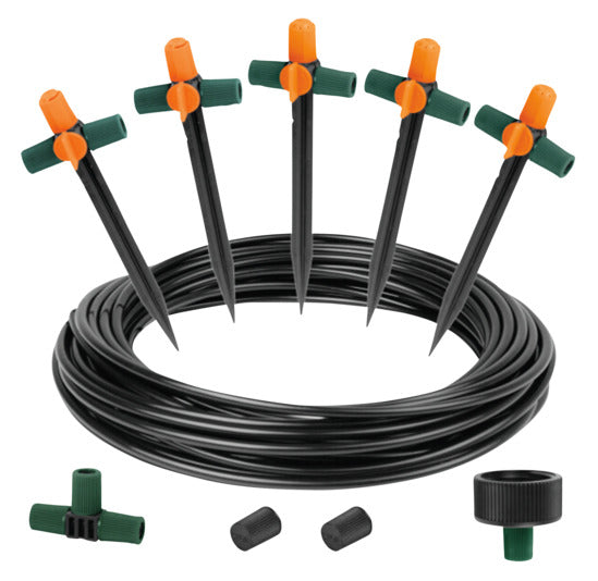 SIENA GARDEN Bewässerungsstarterset Regner 10-teilig für Beete in präsentiert im Onlineshop von KAQTU Design AG. Bewässerung ist von SIENA GARDEN