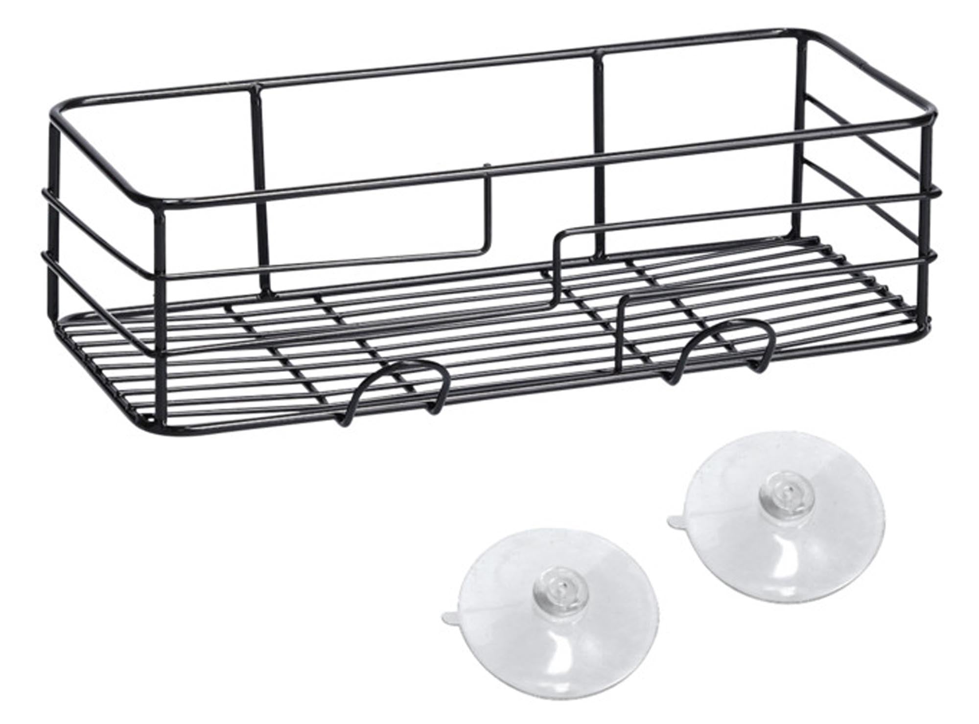 Kompaktes Wandregal 28x14x8.5 cm von ZELLER PRESENT: Platzsparend, aus robustem MDF, ideal für Badutensilien, stilvoll und vielseitig.