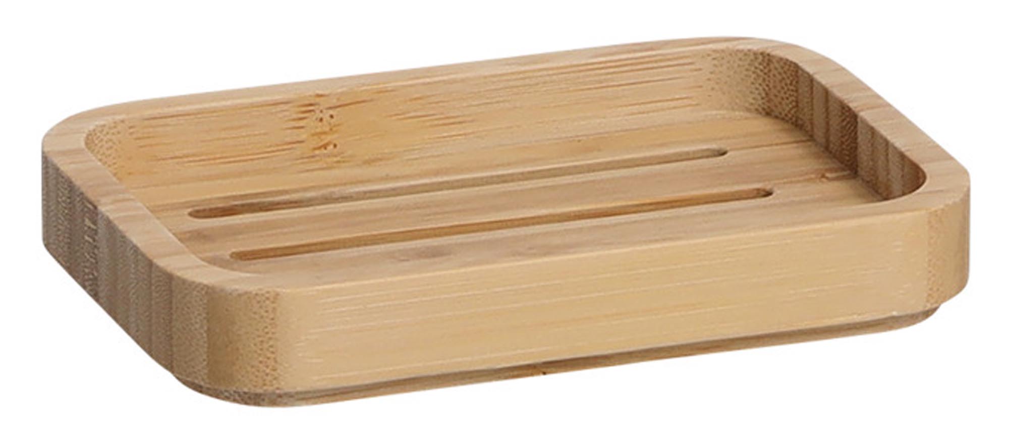 Entdecken Sie die stilvolle ZELLER PRESENT Seifenschale aus Bambus (9x13x4 cm) – nachhaltig, antibakteriell und ideal für Ihr Badezimmer.