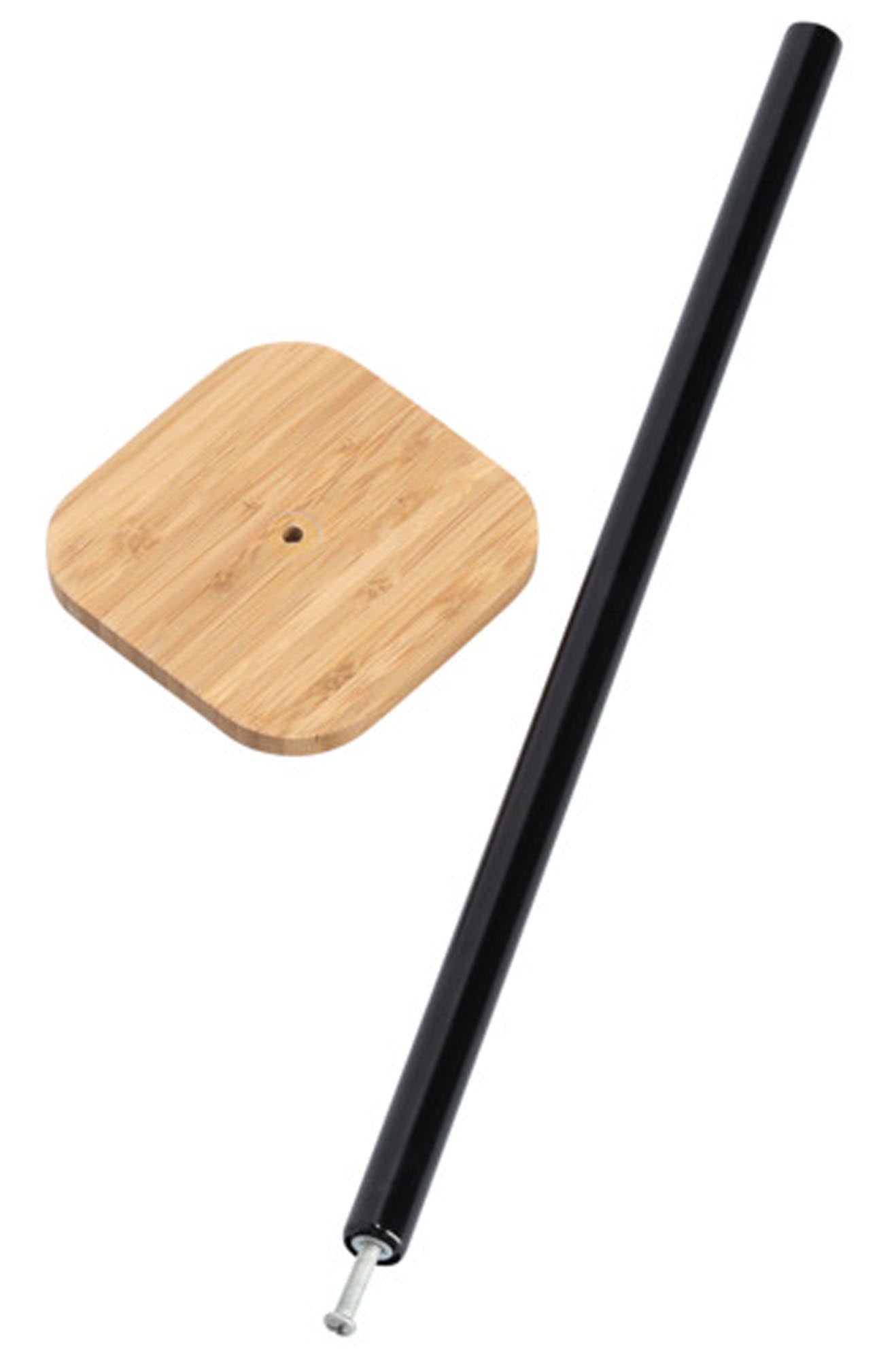 Stilvoller WC-Rollenhalter aus Bambus, 14x14x60 cm, von ZELLER PRESENT. Langlebig, wasserabweisend, zeitloses Design.