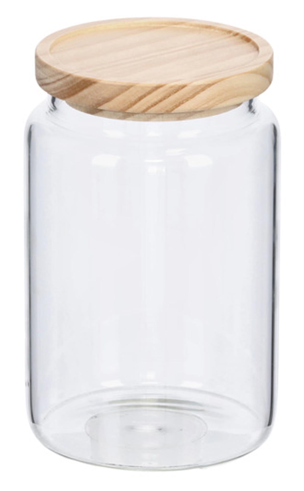 Entdecken Sie das ZELLER PRESENT Vorratsglas mit Holzdeckel (1330 ml) für stilvolle Küchenorganisation. Ideal für trockene Lebensmittel und Snacks.