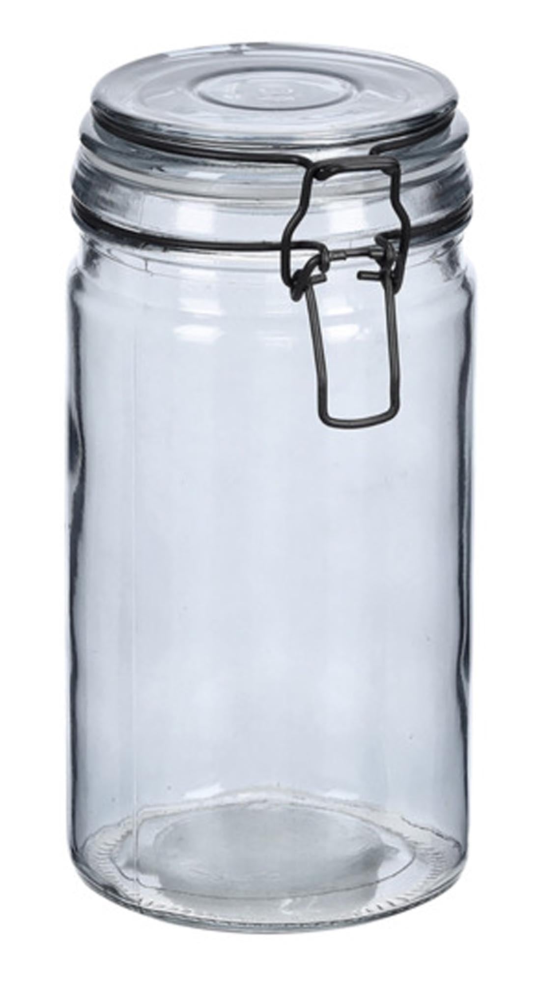 Entdecken Sie das ZELLER PRESENT Vorratsglas mit Bügelverschluss (750 ml) in grau. Ideal für trockene Lebensmittel, luftdicht und stilvoll.