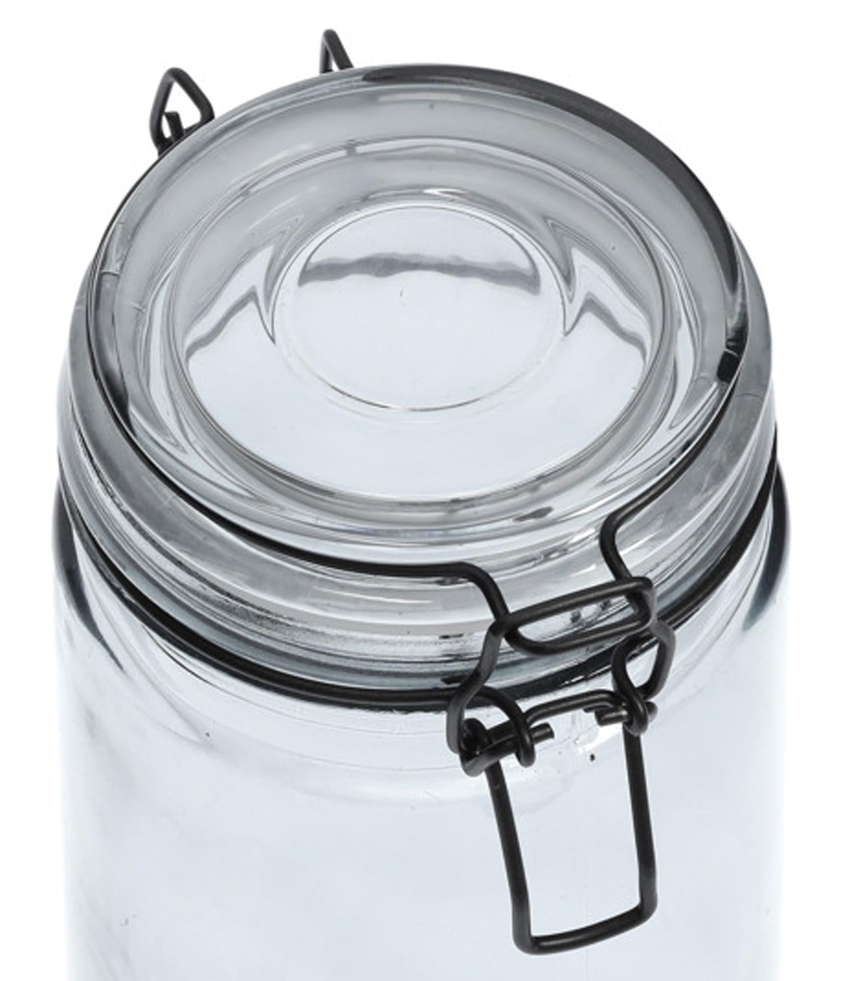 Stilvolles 750 ml Vorratsglas von ZELLER mit sicherem Bügelverschluss.