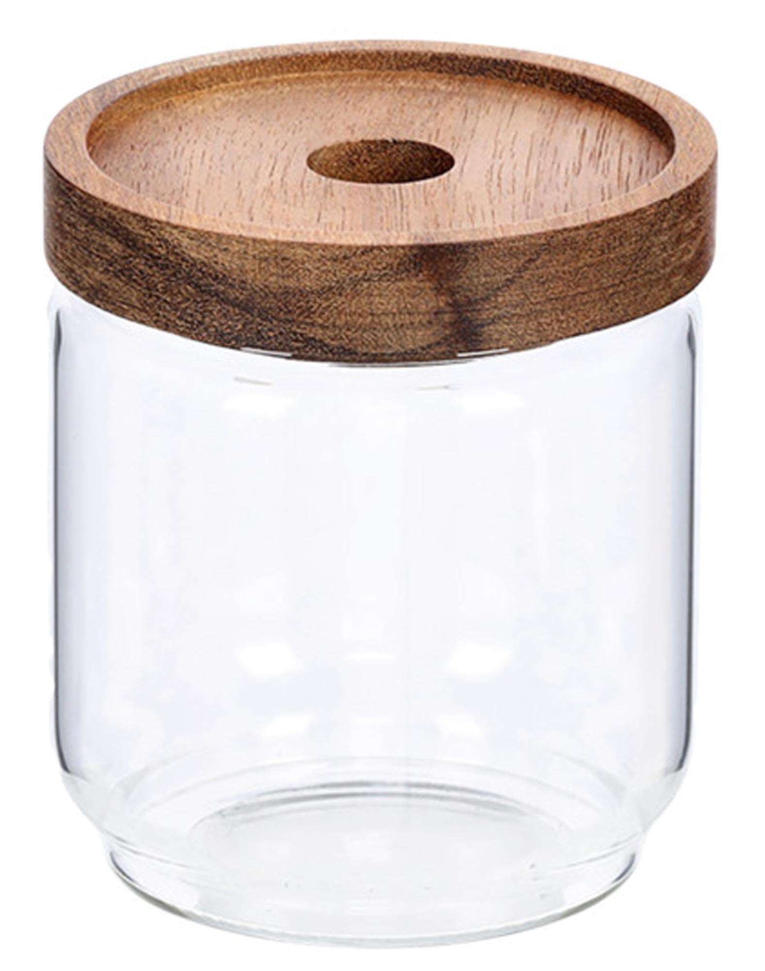 Entdecken Sie das ZELLER PRESENT Vorratsglas mit Akaziendeckel (435 ml) – stilvolle Aufbewahrung für Lebensmittel, Snacks und Gewürze.