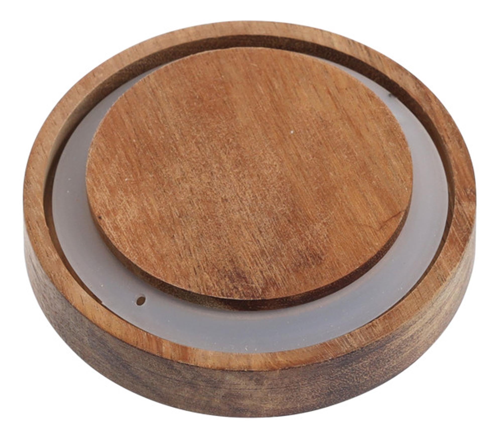 Praktisches Vorratsglas (950 ml) mit edlem Akaziendeckel von ZELLER PRESENT. Ideal für die stilvolle Aufbewahrung von Lebensmitteln.