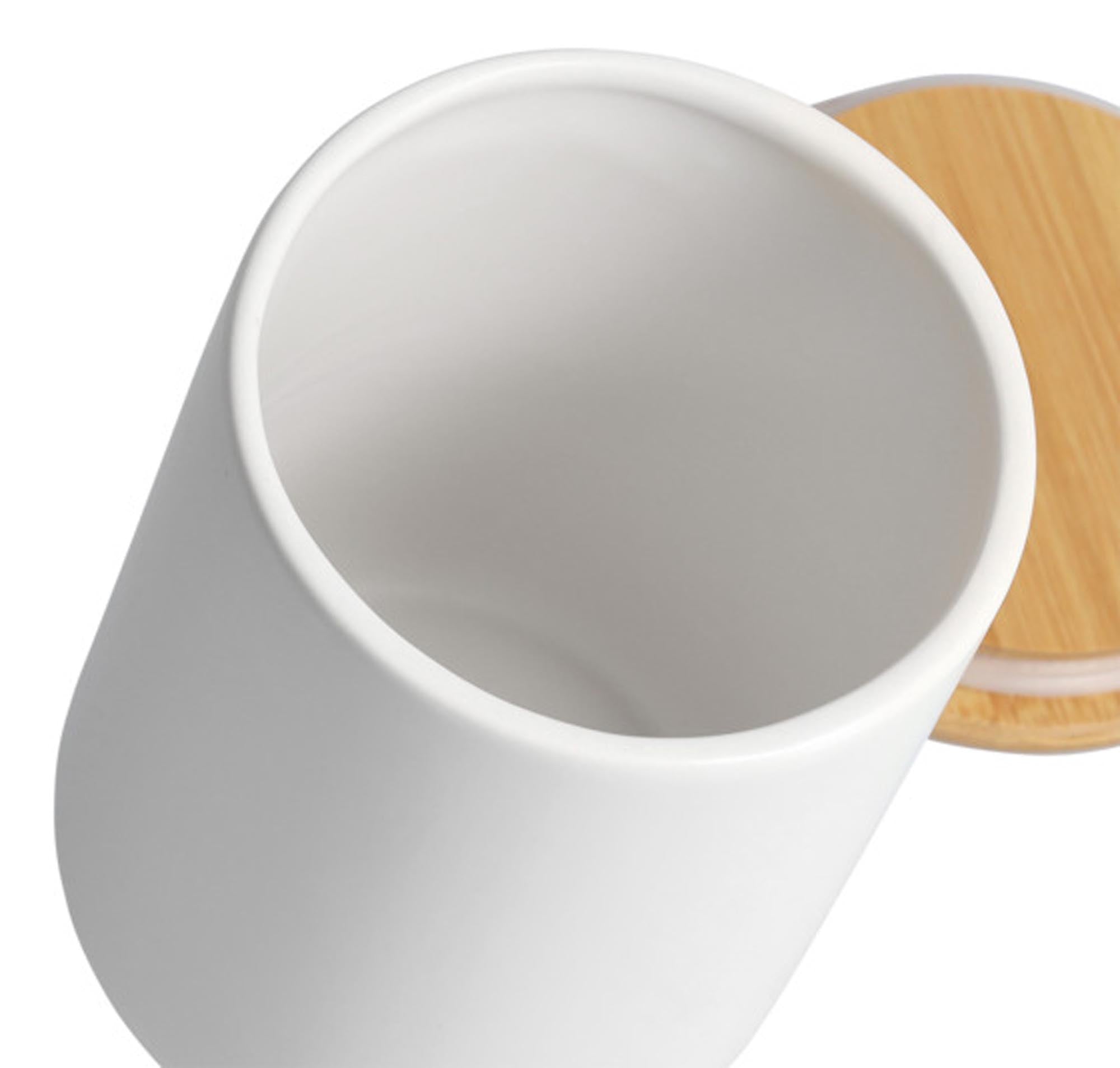 Stilvolle 670 ml Vorratsdose aus Glas mit Bambusdeckel von ZELLER PRESENT – ideal für Reis, Nudeln, Snacks. Nachhaltig und luftdicht.