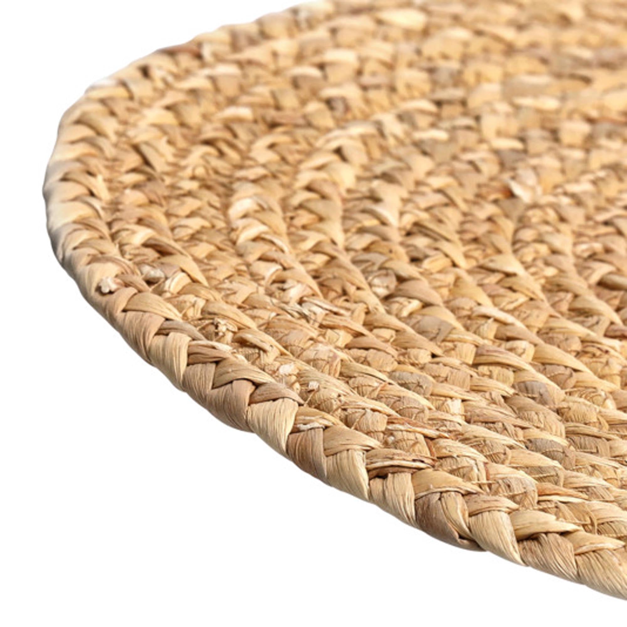 Natürliches Tischset aus Wasserhyazinte, 38 cm, von ZELLER PRESENT.