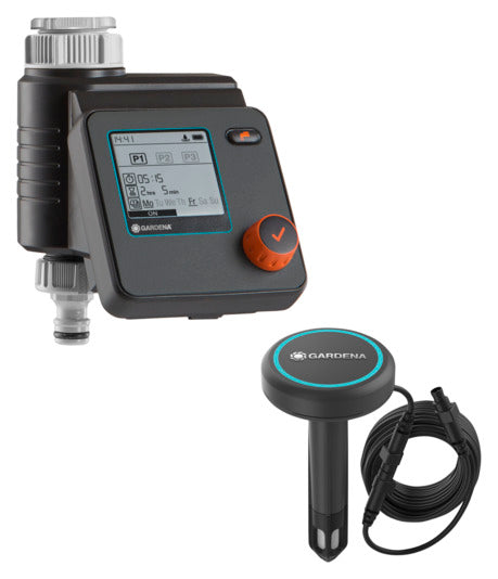 GARDENA Bewässerungssteuerung mit Sensor in präsentiert im Onlineshop von KAQTU Design AG. Bewässerung ist von GARDENA