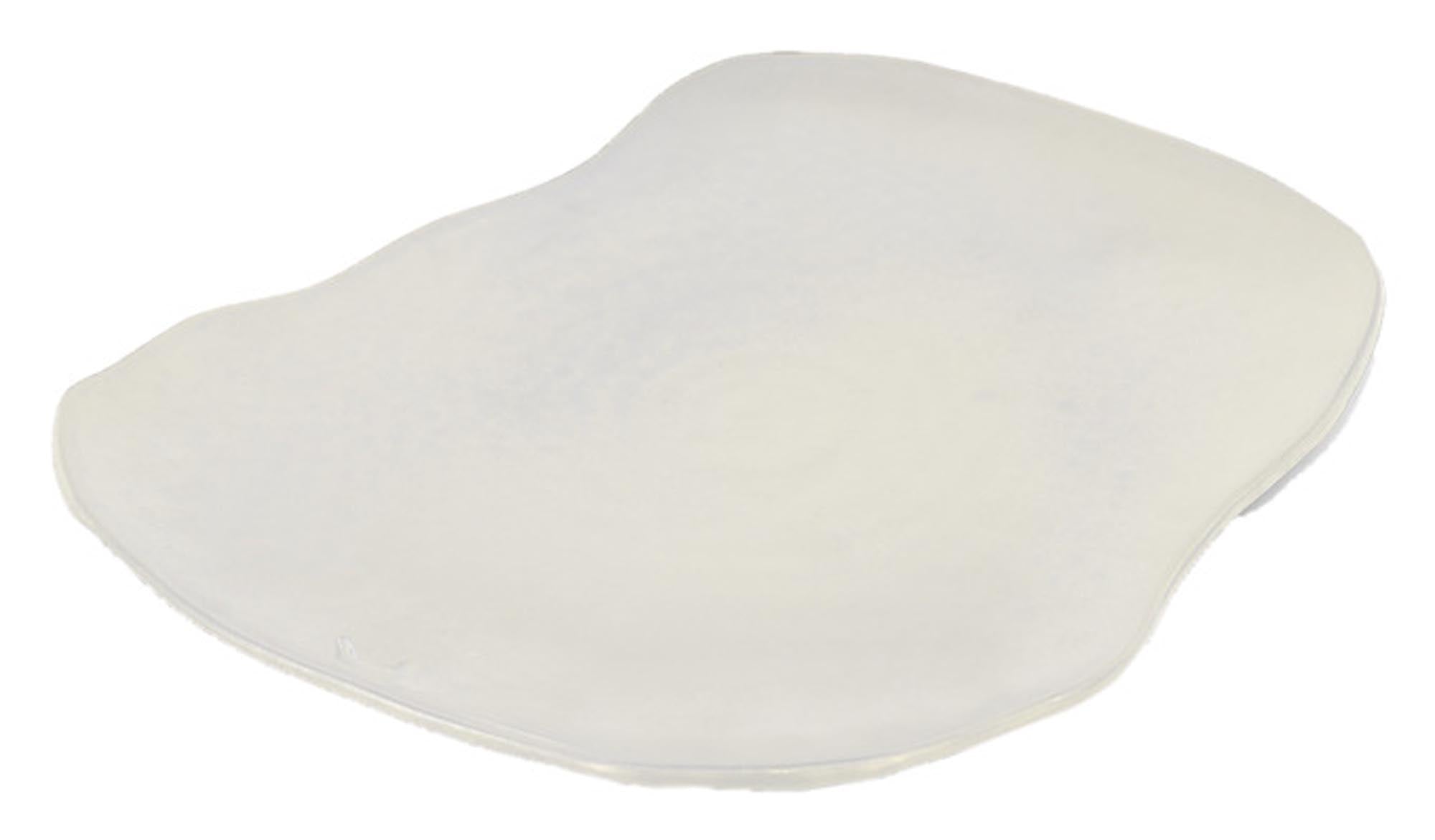 DUTCHDELUXES Platte XL weiss 33.5x28 cm in präsentiert im Onlineshop von KAQTU Design AG. Schale ist von DUTCHDELUXES