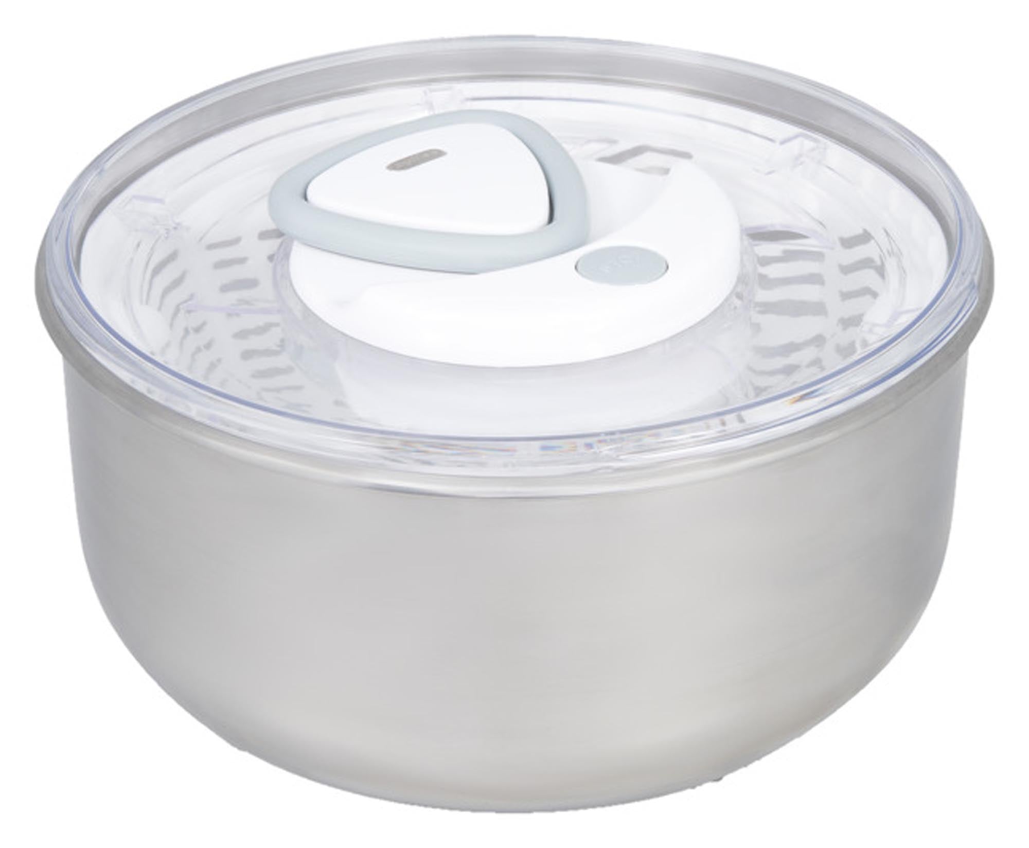 Entdecken Sie die ZYLISS Salatschleuder Easy Spin 2 (ø 26 cm) – ideal zum schnellen Trocknen von Salat, Gemüse und Kräutern. BPA-frei, stabil und stilvoll!