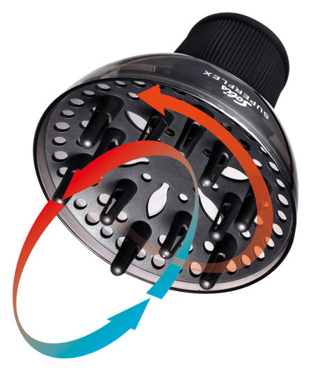 SOLIS Superflex Softstyler Lockenaufsatz schwarz in präsentiert im Onlineshop von KAQTU Design AG. Haushaltshilfen ist von SOLIS