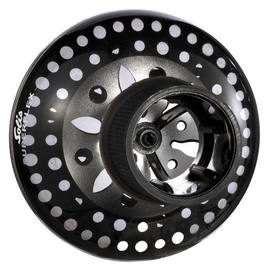 Entdecken Sie den SOLIS Superflex Softstyler Lockenaufsatz in elegantem Schwarz – für traumhafte Locken und Wellen mit individueller Luftregulierung.