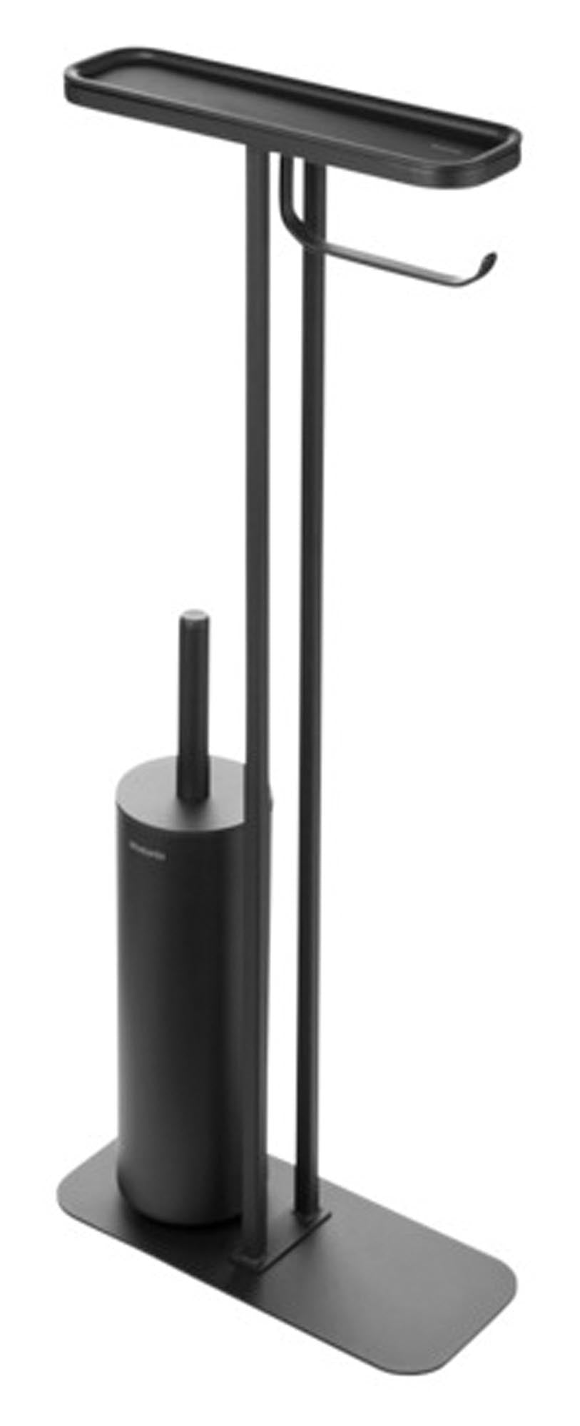 Eleganter BRABANTIA Toilettenbutler MindSet in Infinite Grey: Hochwertige Materialien, durchdachtes Design und hygienische Frische für Ihr Badezimmer.