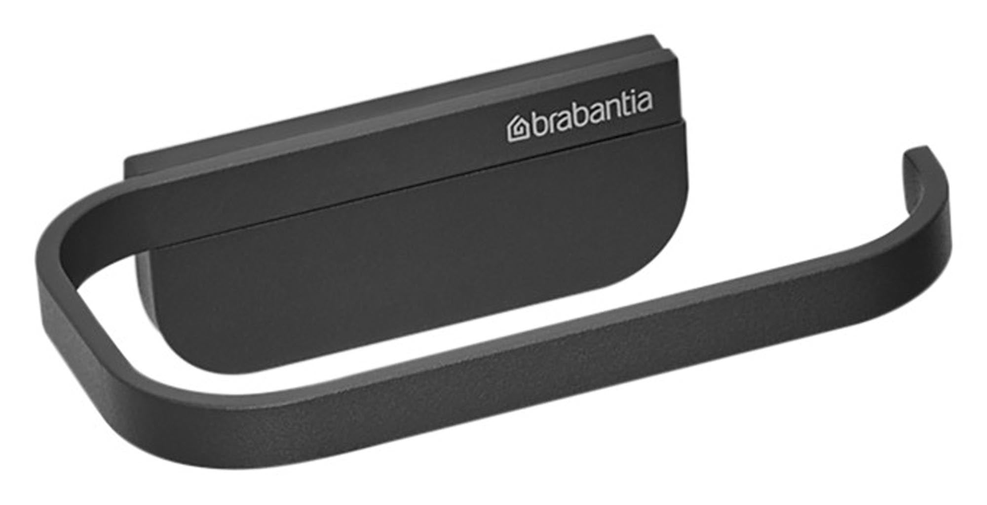 Entdecken Sie den BRABANTIA WC Papierhalter MindSet in mineral Infinite grey. Hochwertiger Edelstahl, elegantes Design, einfache Handhabung – ideal für jedes Badezimmer.