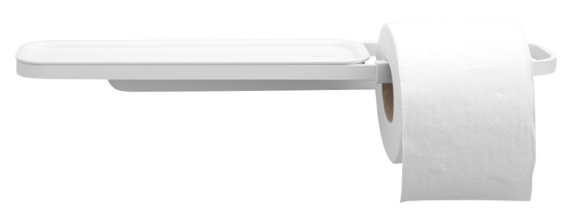 BRABANTIA WC Papierhalter MindSet mit Ablage mineral fresh white in präsentiert im Onlineshop von KAQTU Design AG. Badzubehör ist von BRABANTIA