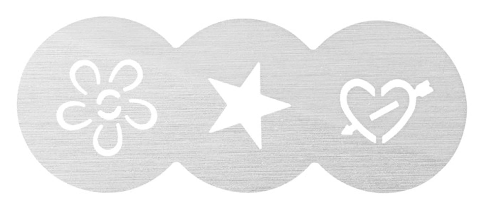 Entdecken Sie die FOREVER Dekoschablone 3 Motive für kreative Backideen! Ideal für Kuchen, Torten und Plätzchen. Hochwertig, flexibel und leicht zu reinigen.