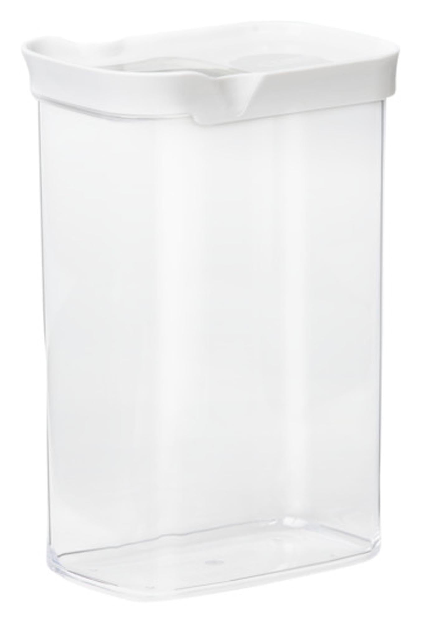 Die EMSA Schüttdose Optima eckig 2.2 l bietet luftdichte Aufbewahrung für Lebensmittel. Ideal für Vorratshaltung, platzsparend und BPA-frei.