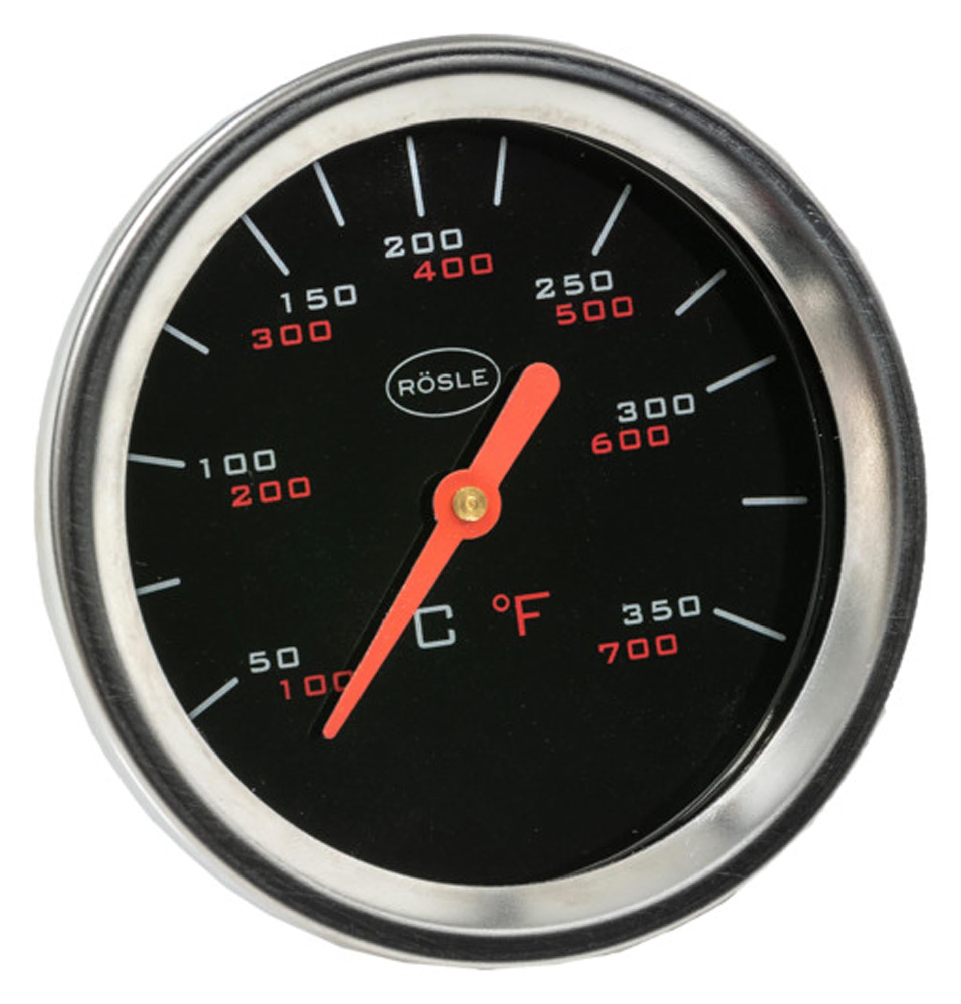 Entdecken Sie das RÖSLE Thermometer mit Mutter – präzise Temperaturmessung für perfektes Grillen von Fleisch, Fisch und Gemüse. Hochwertig und langlebig!