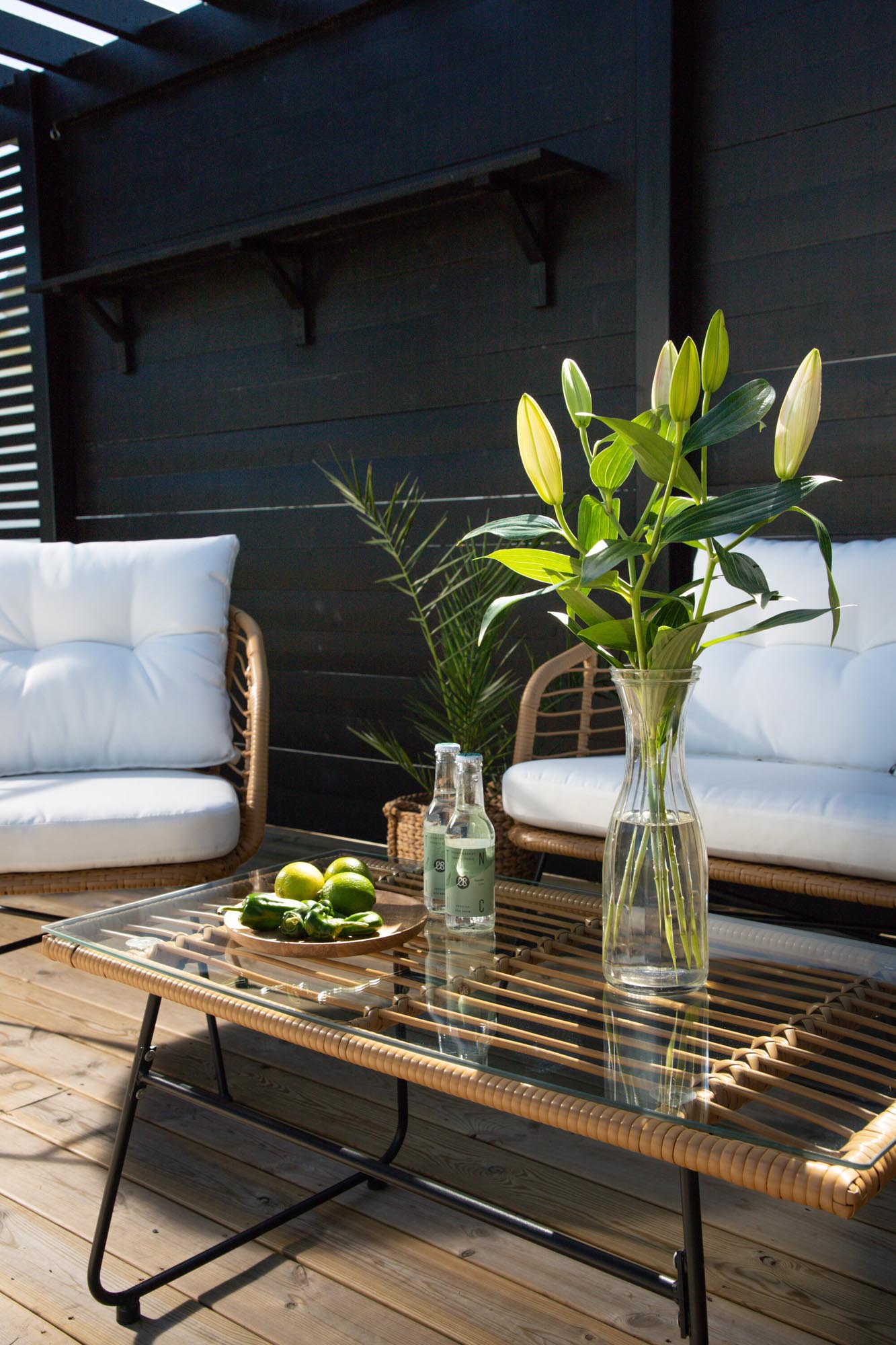Viga Sofa Outdoorset 90cm in Natur präsentiert im Onlineshop von KAQTU Design AG. Loungeset ist von Venture Home