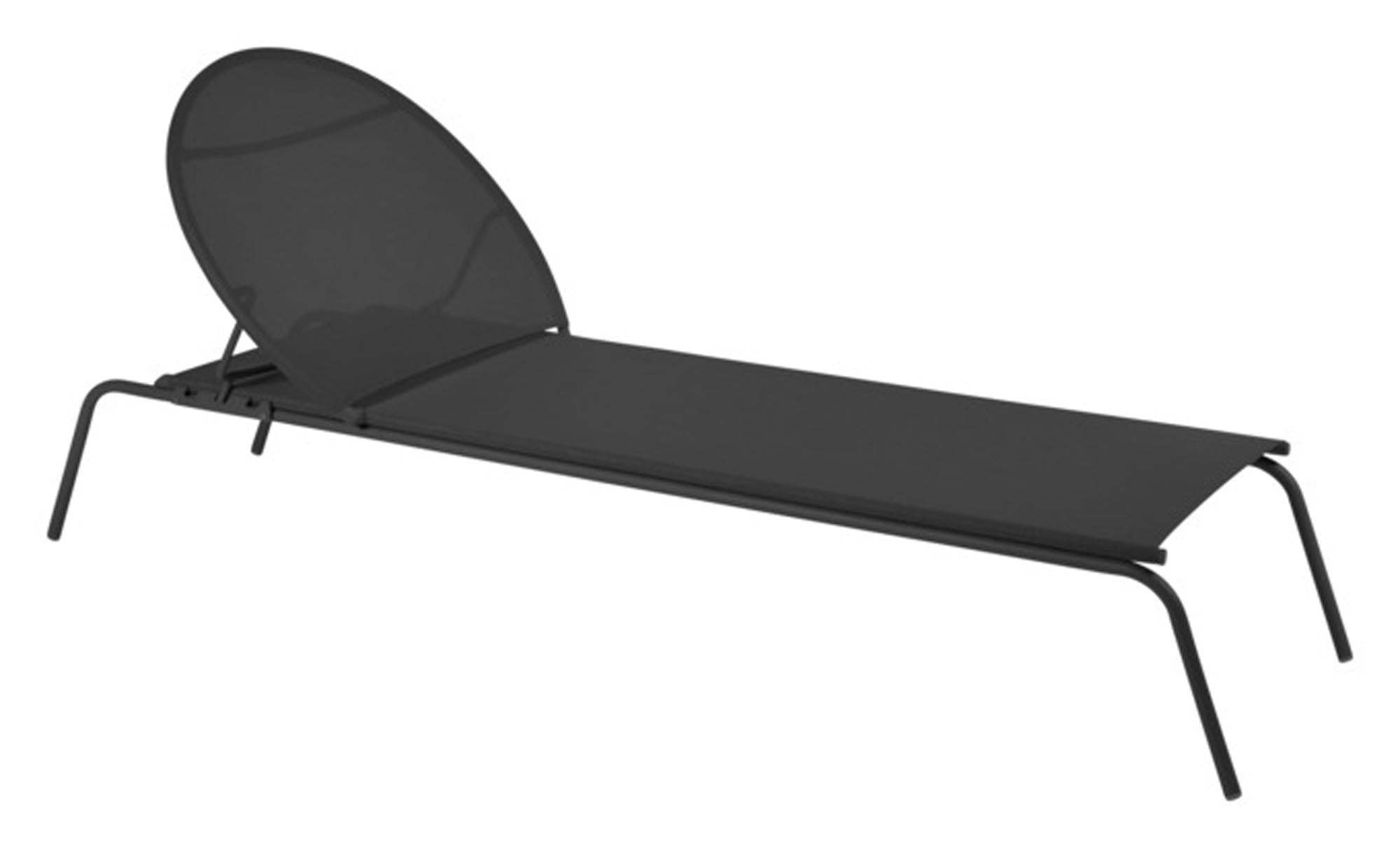 Entspannen Sie stilvoll mit der ARCANE Liege Moon in Charcoal-Schwarz. Hochwertige Materialien, verstellbare Rückenlehne und modernes Design für Ihren Garten.