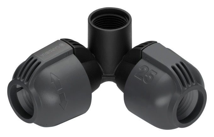 GARDENA Winkelstück 3/4" Innengewinde 25 mm in präsentiert im Onlineshop von KAQTU Design AG. Bewässerung ist von GARDENA