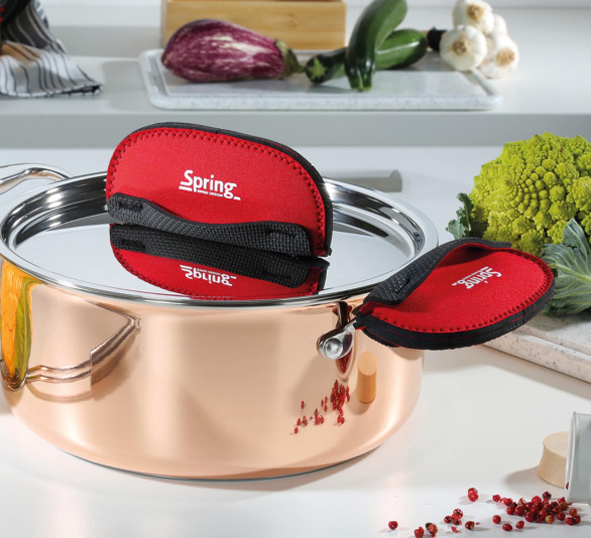 SPRING Griffschutz XL Grips rot schwarz 2 Stück in präsentiert im Onlineshop von KAQTU Design AG. Backutensilien ist von SPRING