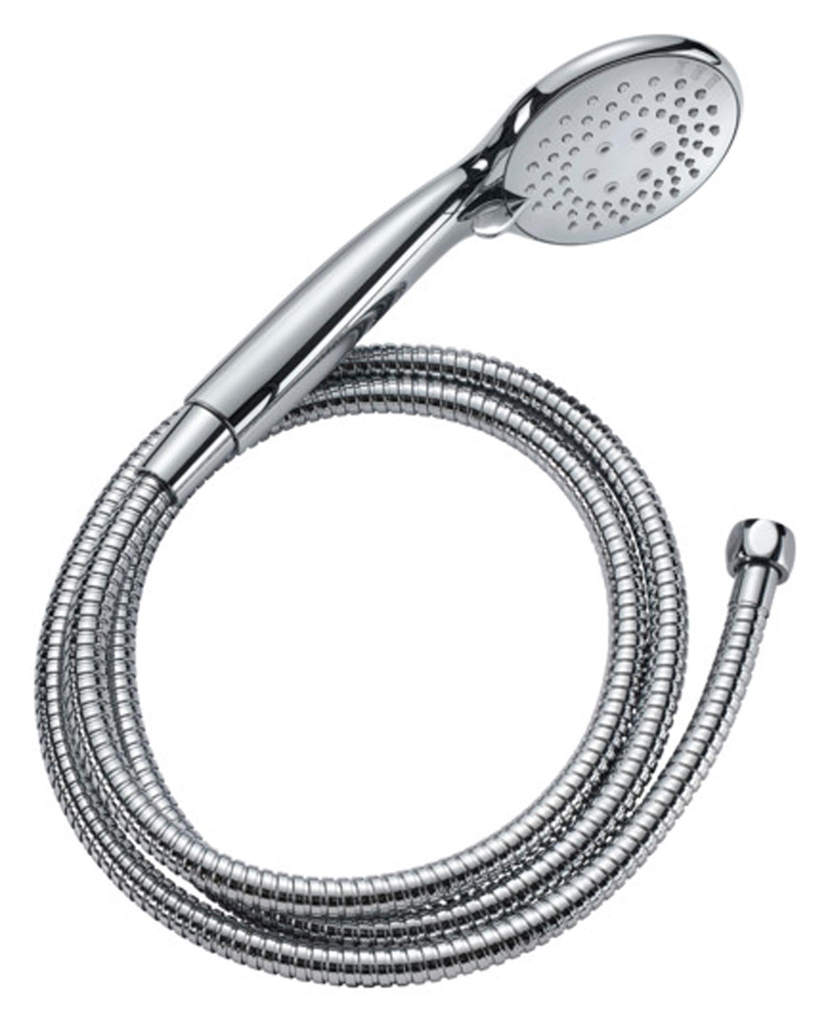 Entdecken Sie die DIAQUA Brausegarnitur Menorca 180 cm – stilvolles Duschzubehör aus Edelstahl für individuellen Duschkomfort und Langlebigkeit.