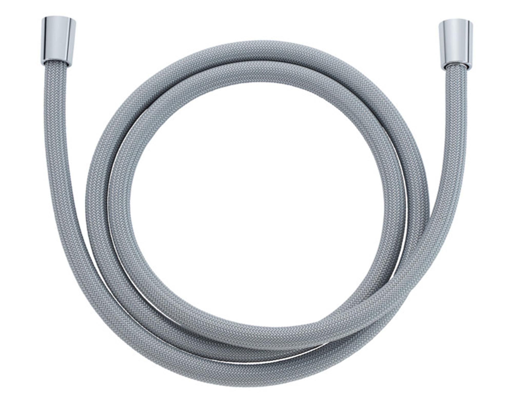 Der DIAQUA Brauseschlauch Zero Steel 180 cm: langlebiger, flexibler Edelstahl für stilvolle, pflegeleichte Duscherlebnisse.