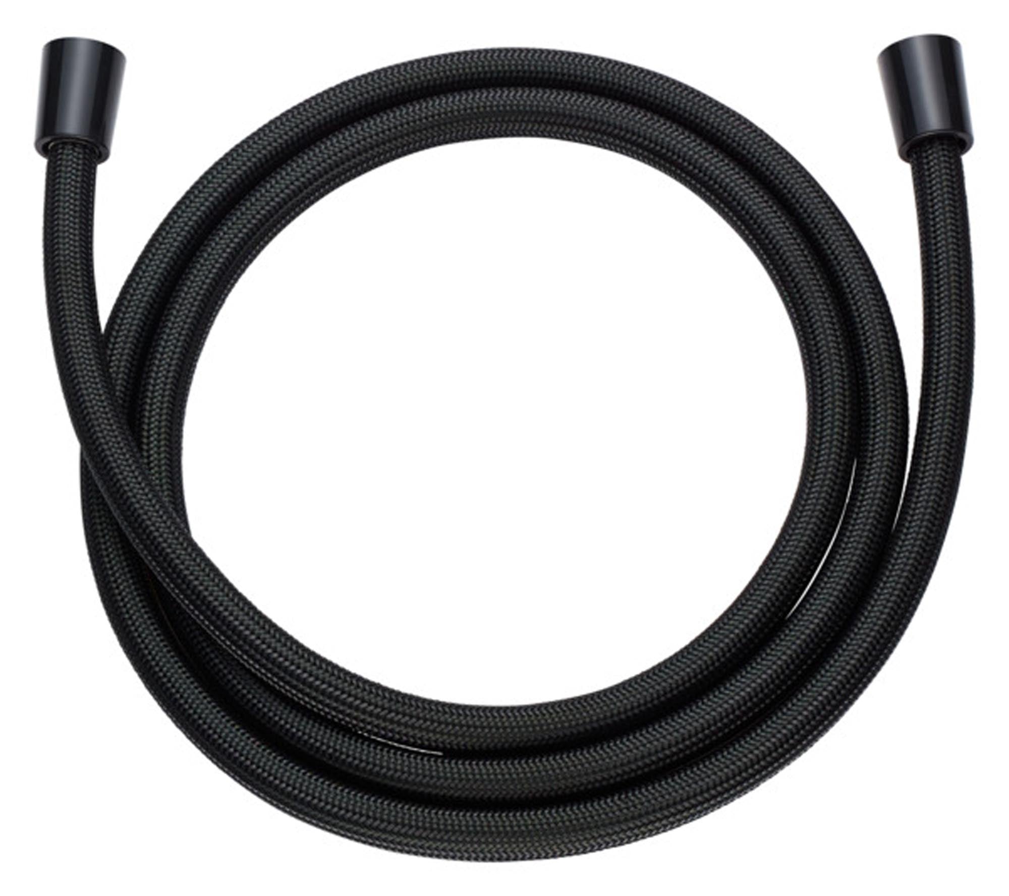 Entdecken Sie den eleganten DIAQUA Brauseschlauch Chromalux® Zero schwarz 1/2" 180 cm – langlebig, flexibel und stilvoll für Ihr Badezimmer.