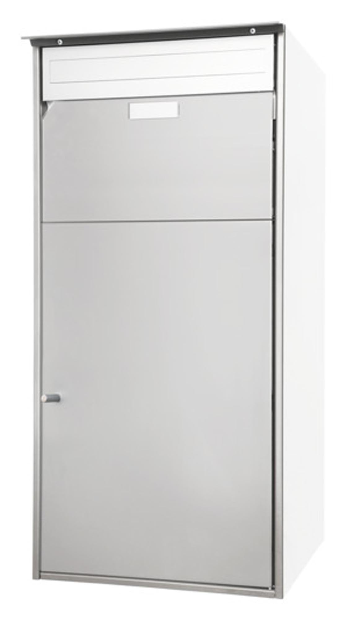 Moderner Briefkasten aus Aluminium, wetterfest und langlebig. Stilvolles Design mit großzügigem Platz für Post und Zeitungen. Sicherheit inklusive.