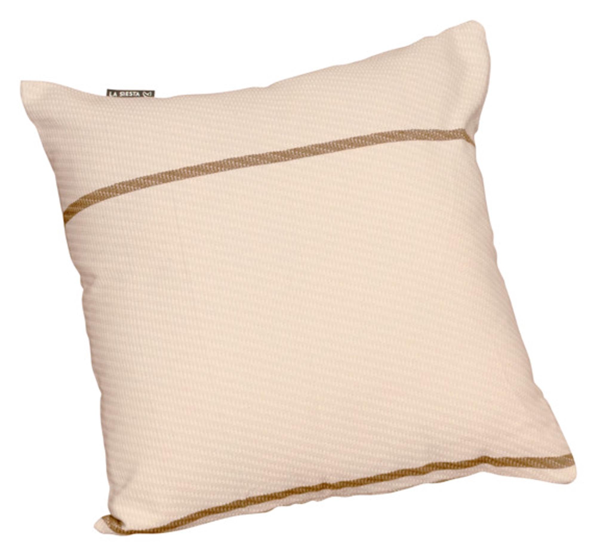 Kissen Carino Zebra von LA SIESTA: Exotisches Zebramuster, 50x50 cm, 100% Baumwolle, hypoallergene Füllung, stilvoll und komfortabel.