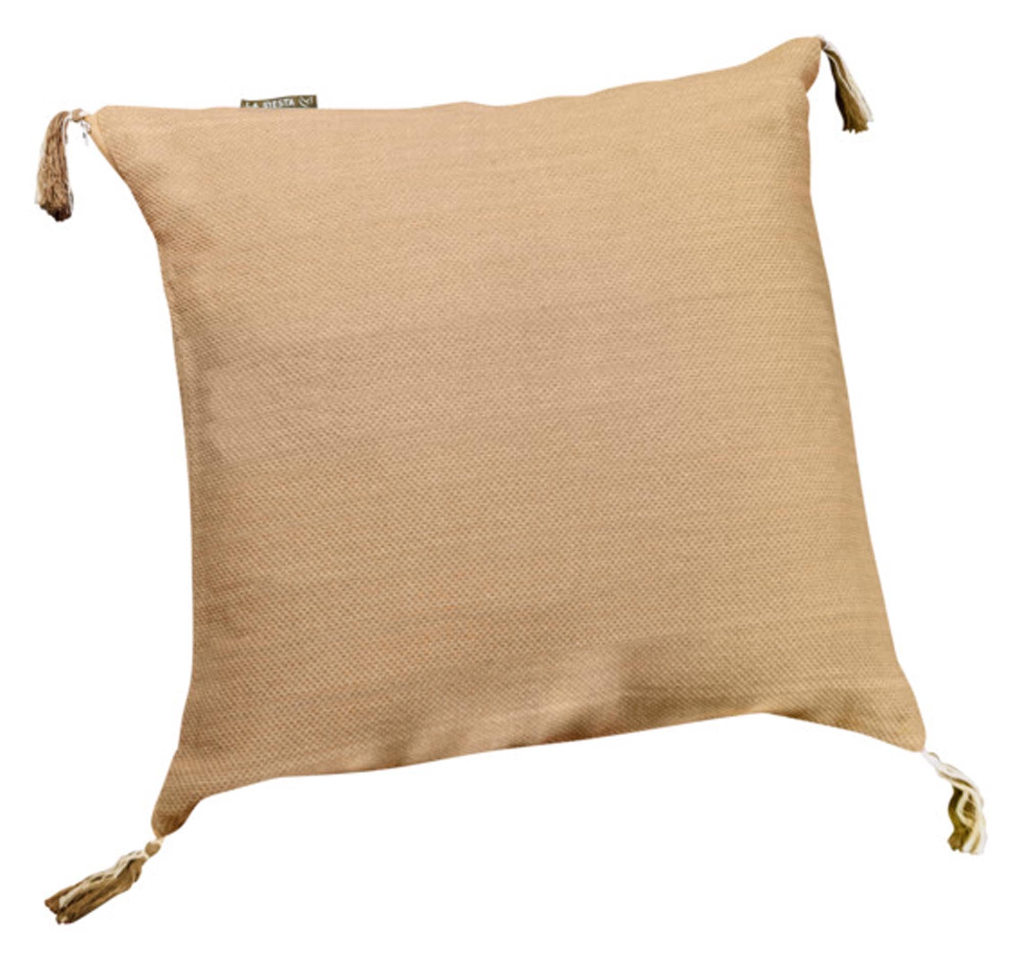 Entdecken Sie das Kissen Bencao Muscade von LA SIESTA: hypoallergen, atmungsaktiv, pflegeleicht und ein stilvoller Blickfang für Ihr Zuhause.