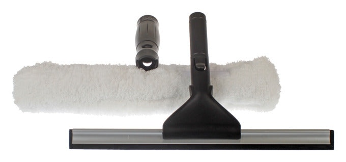 Effiziente Fensterreinigung mit dem EBNAT Fensterwischer Kombi – 2-in-1 für streifenfreie Ergebnisse und mühelosen Komfort.