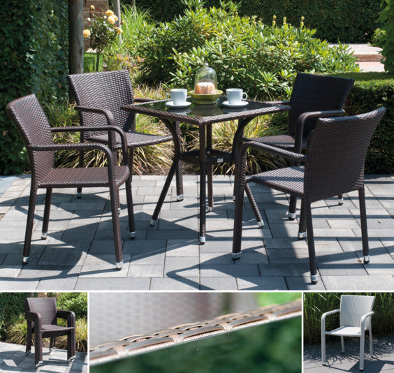 Stilvoller, wetterfester Gartensessel von SIENA GARDEN. Ergonomisch, pflegeleicht, ideal für entspannte Stunden im Freien.