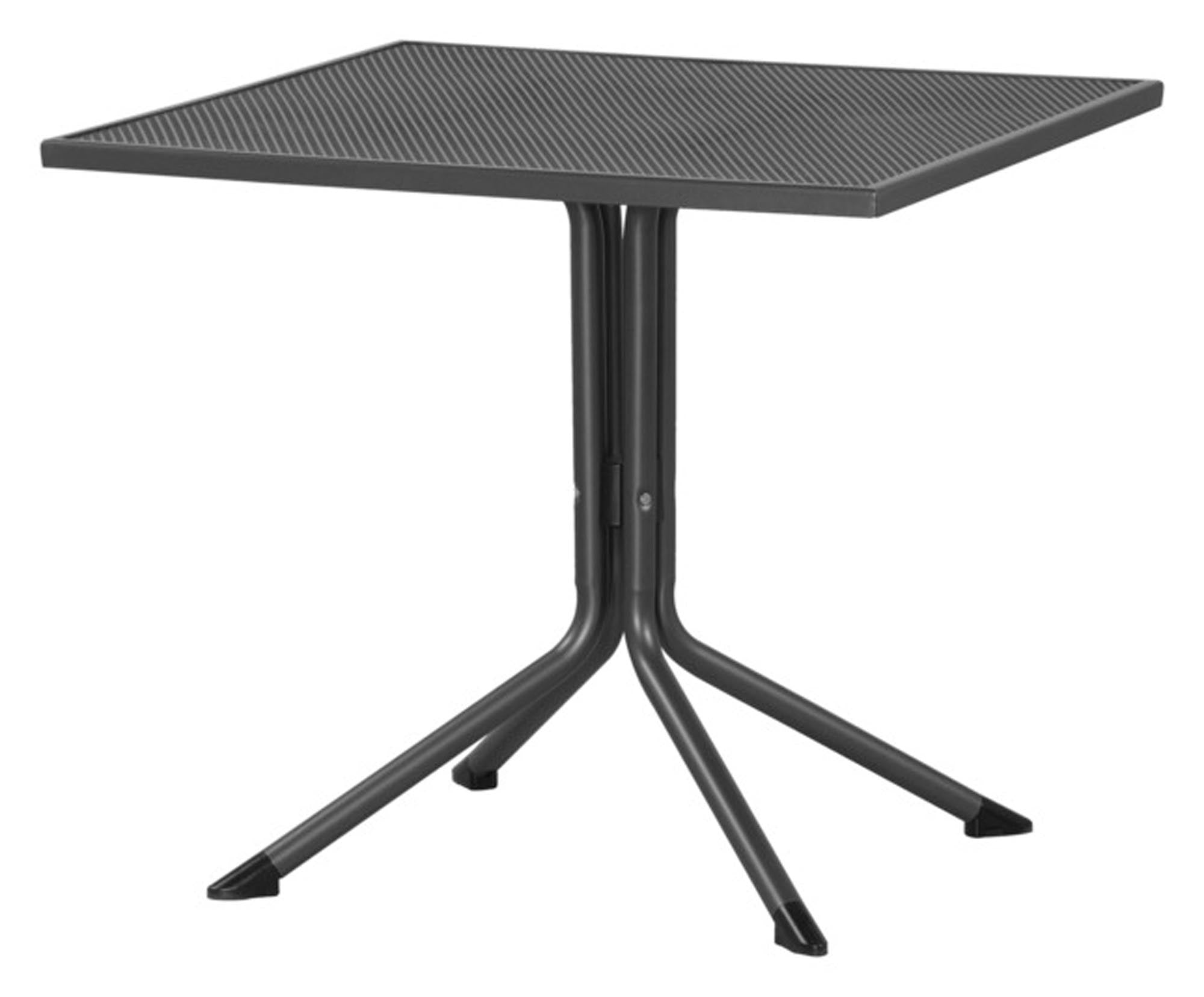 Entdecken Sie den eleganten SIENA GARDEN Gartentisch Elda II in Anthrazit (80x80 cm) – ideal für kleine Terrassen und pflegeleicht. Perfekt für gesellige Runden!