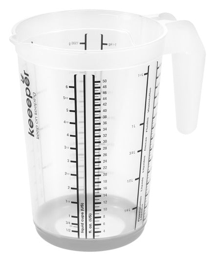 KEEEPER Messbecher mit Skala 1.5 l in präsentiert im Onlineshop von KAQTU Design AG. Küchenhelfer ist von KEEEPER