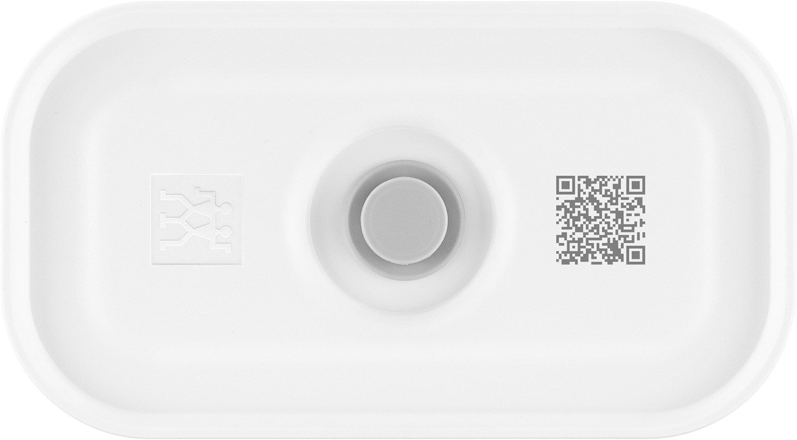 Kompakte Vakuum-Lunchbox (0,5L) aus langlebigem Kunststoff, ideal für unterwegs. Masse: 15,6x8,7x7,7 cm. Hochwertig von Zwilling Kitchen.