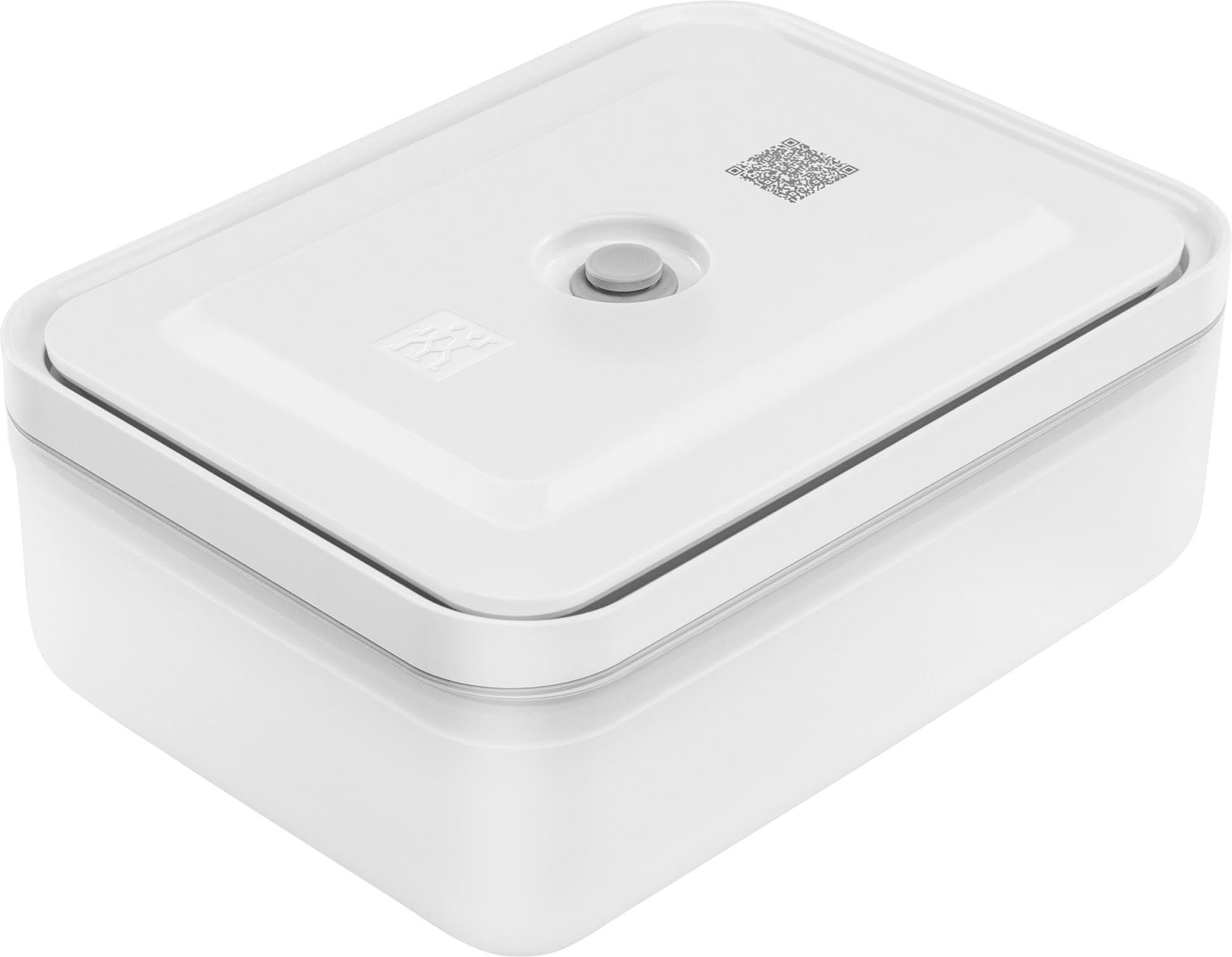 Vakuum-Kühlschrankbox, Kunststoff, 24.1x18.1x9.7 cm - 2L in Weiss präsentiert im Onlineshop von KAQTU Design AG. Aufbewahrungsdose ist von Zwilling Kitchen