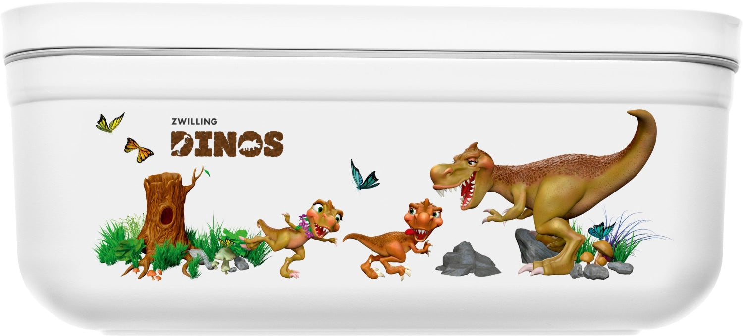 Vacuum lunch box L, plastic, Dino, 21.7x14.6x9.1 cm - 1.3l