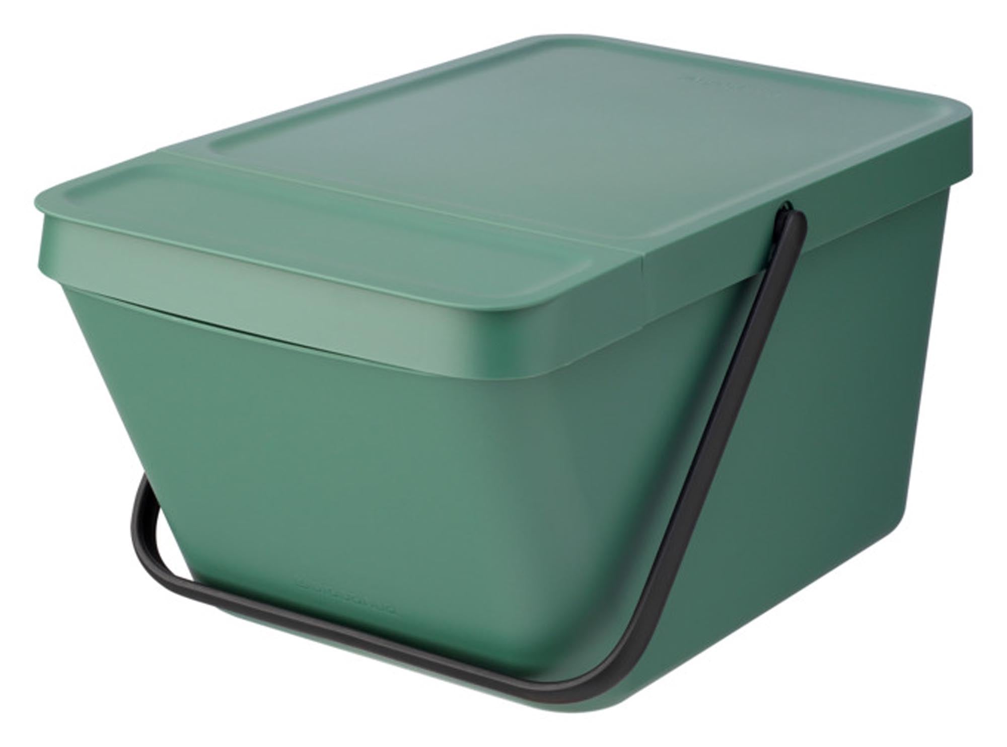 Entdecken Sie den BRABANTIA Abfallbehälter Sort&Go 20 l in grün – ideal für umweltfreundliche Mülltrennung, robust, BPA-frei und pflegeleicht.