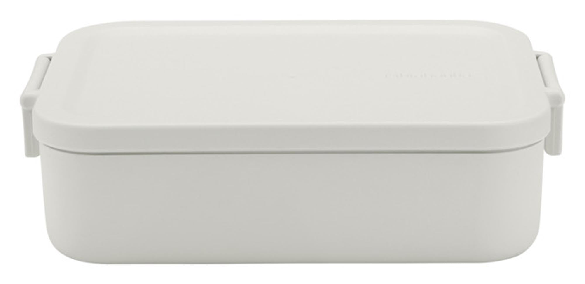 Entdecken Sie die BRABANTIA Lunchbox Make & Take 1.1 l in light grey – ideal für Büro, Schule und Ausflüge. BPA-frei, spülmaschinenfest und umweltfreundlich!