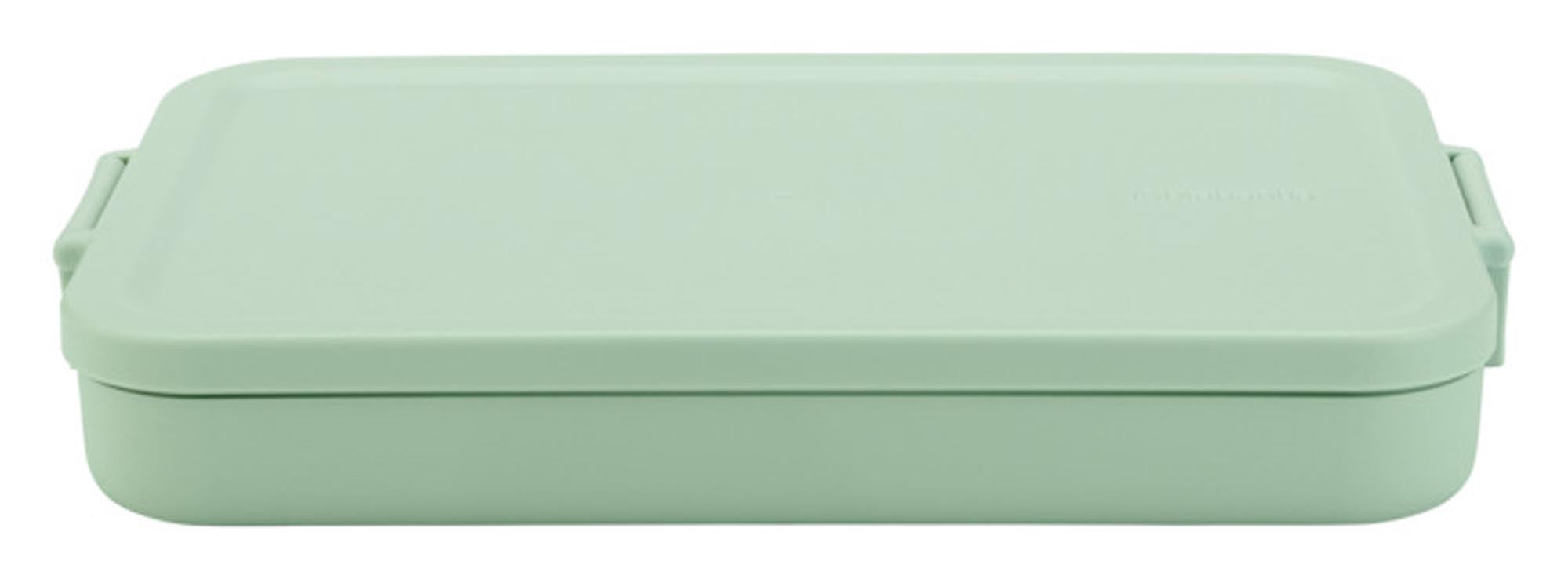 BRABANTIA Lunchbox Make & Take flach jade green 1.1 l in präsentiert im Onlineshop von KAQTU Design AG. Aufbewahrungsdose ist von BRABANTIA