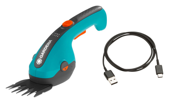 Entdecken Sie die GARDENA Akku-Grasschere ClassicCut Li – Ihr perfekter Partner für präzise Schnitte und müheloses Trimmen im Garten.