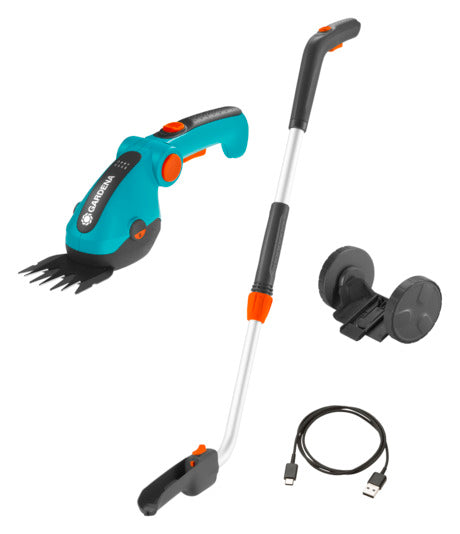 GARDENA Akku Grasschere ComfortCut Stiel und Räder in präsentiert im Onlineshop von KAQTU Design AG. Gartengeräte ist von GARDENA