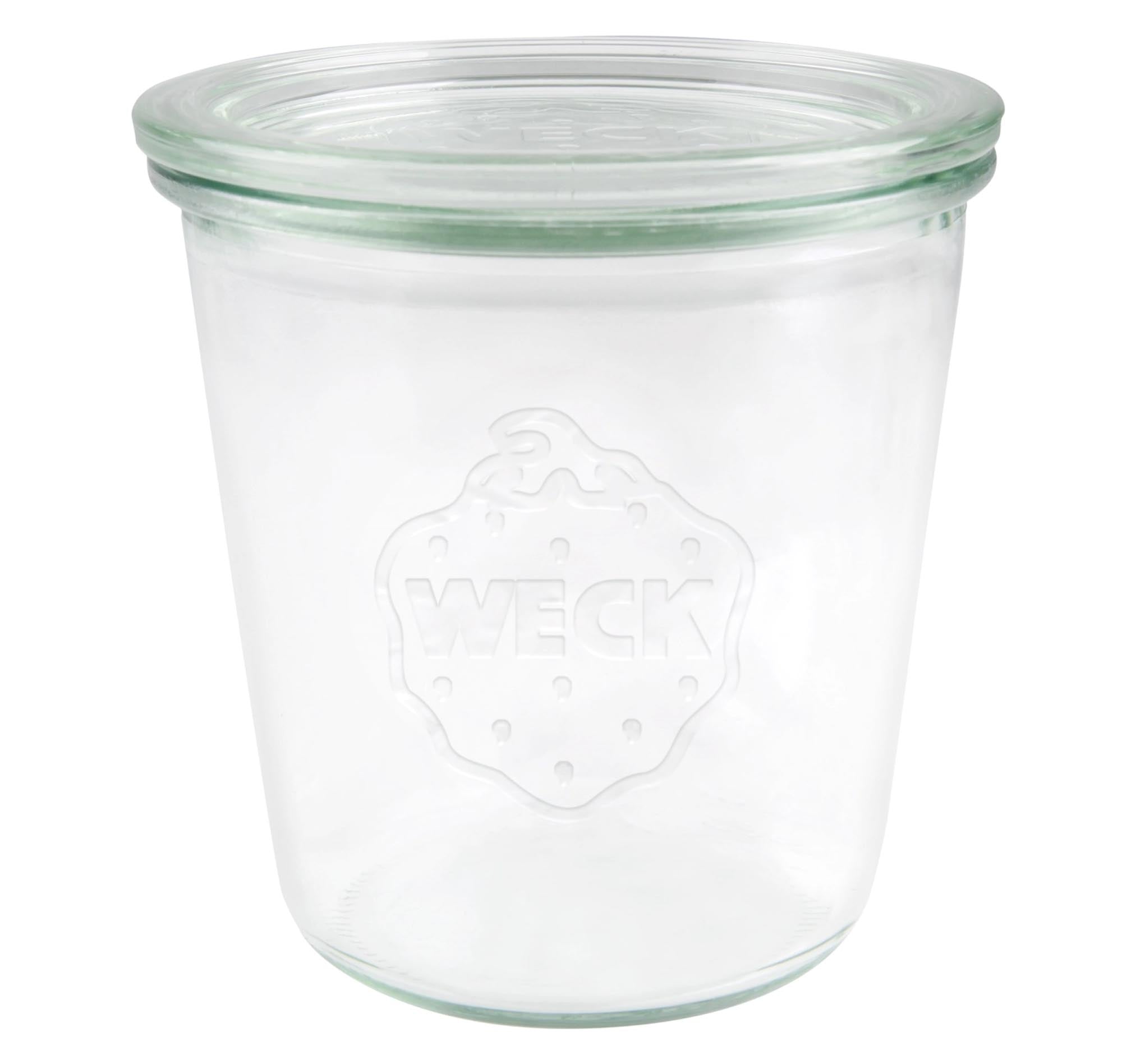 WECK Sturzglas hoch 290ml RR80 mit Deckel: Ideal für Marmelade, Konservierung und trockene Lebensmittel. Hitzebeständig, spülmaschinenfest, umweltfreundlich.