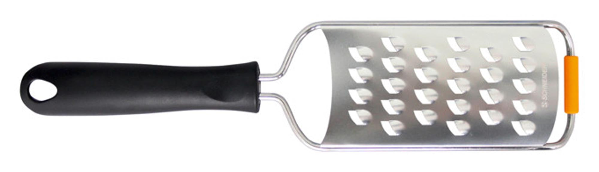 Entdecken Sie die SCHNEIDER Reibe sehr grob (32x7.5 cm) aus hochwertigem Edelstahl. Ideal für Käse, Gemüse und mehr. Langlebig, ergonomisch und leicht zu reinigen!